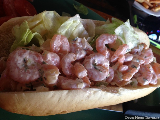 Independence Day, Texas, J&J Oyster Bar, Fort Worth, Sandwich, Shrimp Salad