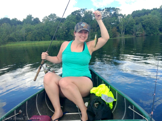 Vermont, Canoeing, fishing, Fairfield Pond