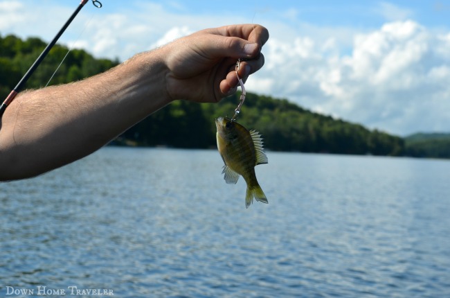 Vermont, Canoeing, fishing, Fairfield Pond