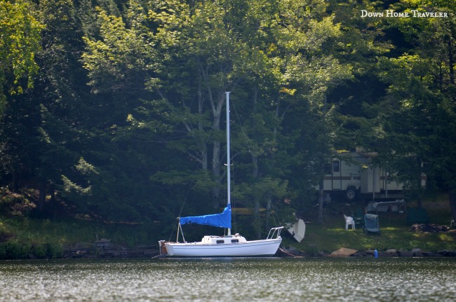 Vermont, Canoeing, fishing, Fairfield Pond