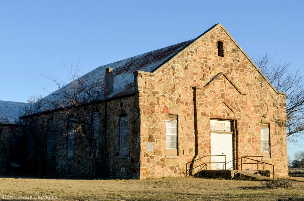 Peaster Texas, Community Building, Stone Building