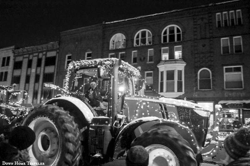 Tractor Parade, Christmas Parade, Dairy Farmer Parade, St. Albans, Vermont, St. Albans Co-op