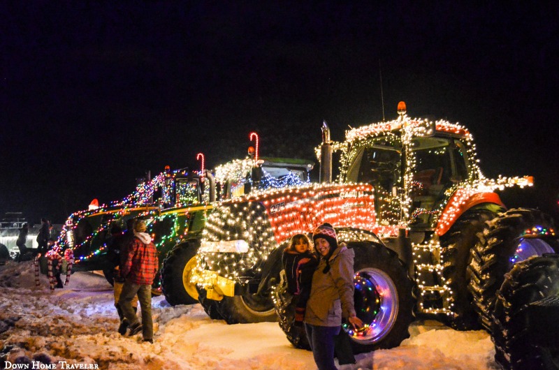 Tractor Parade, Christmas Parade, Dairy Farmer Parade, St. Albans, Vermont, St. Albans Co-op