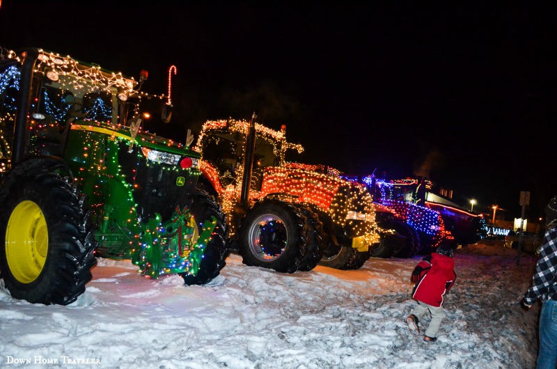 Tractor Parade, Christmas Parade, Dairy Farmer Parade, St. Albans, Vermont, St. Albans Co-op