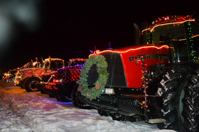 Tractor Parade, Christmas Parade, Dairy Farmer Parade, St. Albans, Vermont, St. Albans Co-op