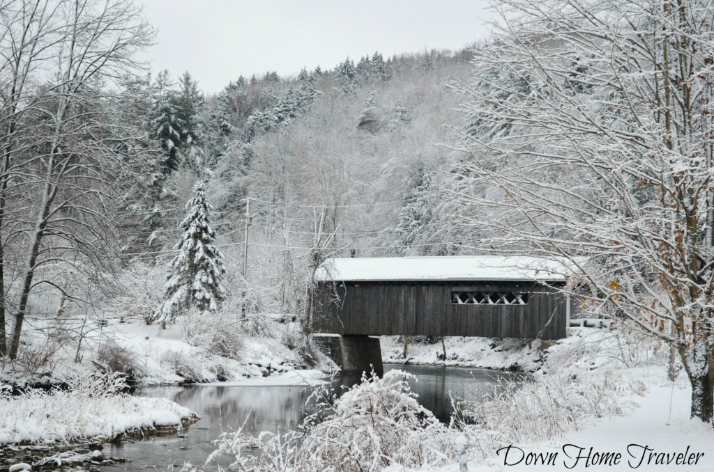 Vermont, Winter Wonderland, Vermont Christmas, Visit Vermont, Montgomery, Covered Bridge