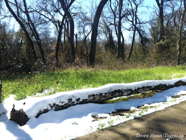 Snow, Arlington Texas, 