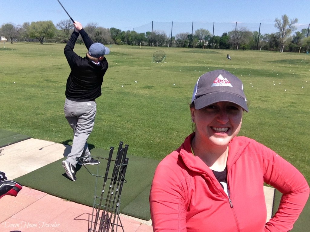 FORE!!!! Early morning golfing. 